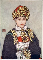Braut aus Saetersdalen, 1905